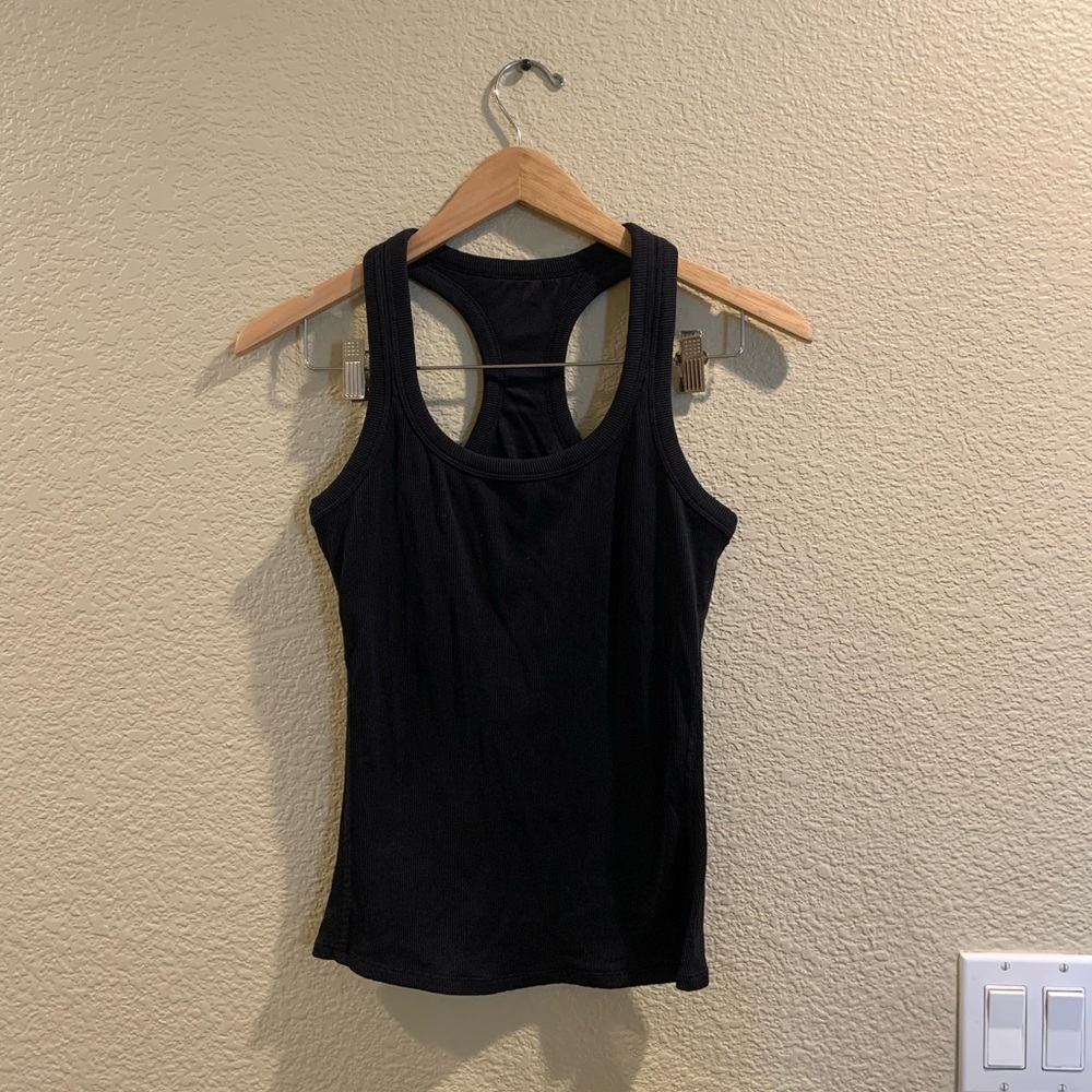 ALO Yoga Black Racerback Tank - Women's
